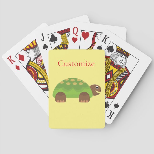 Jeu De Cartes Joyeuse tortue souriante Thunder_Cove (dos)