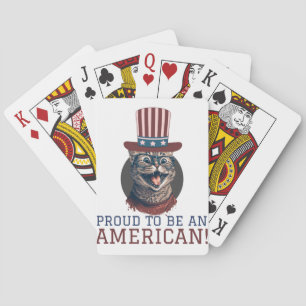 Jeu De Cartes Joyeux 4 juillet fête de l'Indépendance