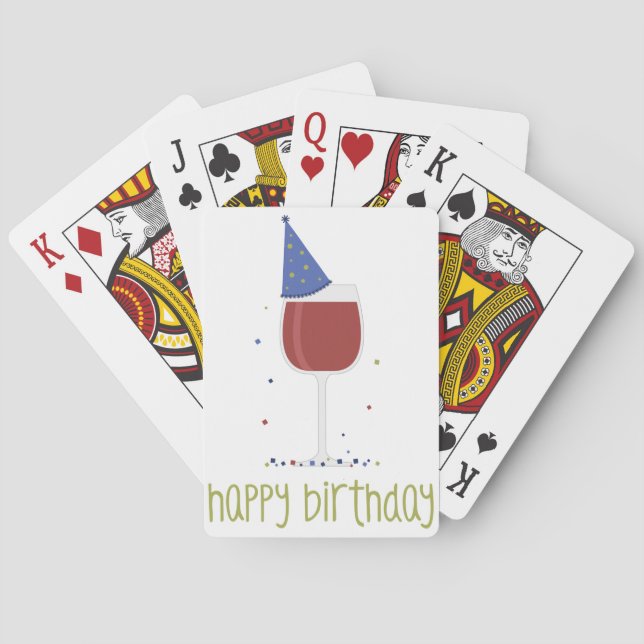 Jeu De Cartes Joyeux anniversaire (dos)