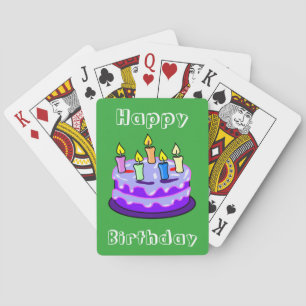Jeu De Cartes Joyeux anniversaire coloré tendance