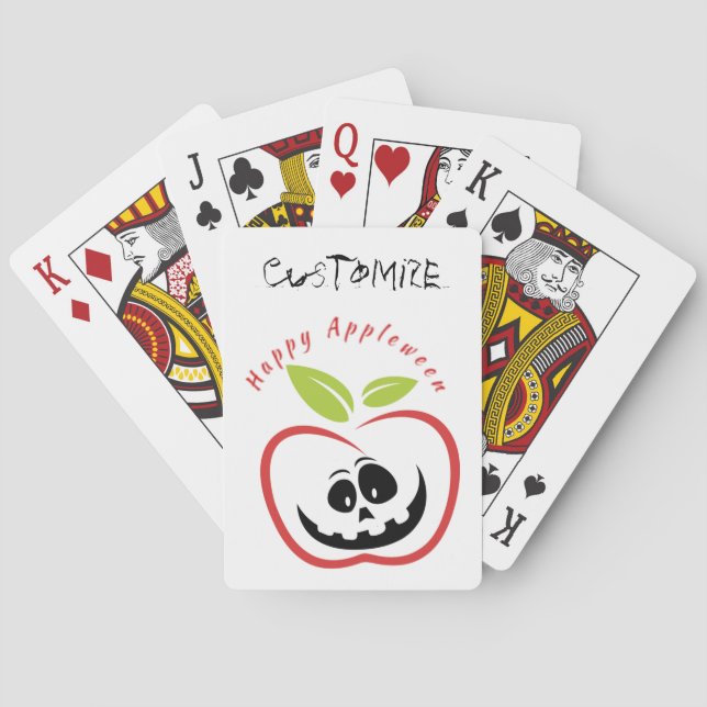 Jeu De Cartes Joyeux Appleween Jack O'lantern Thunder_Cove (dos)
