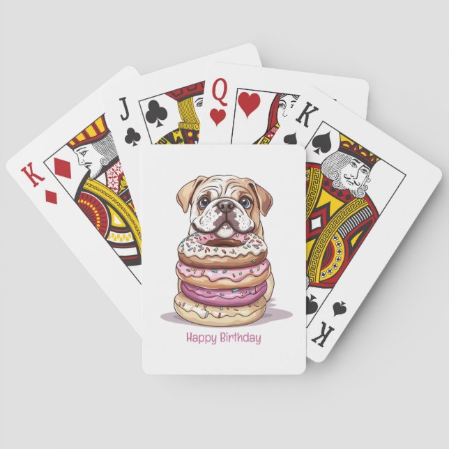 Jeu De Cartes Joyeux Bulldogs anglais (dos)