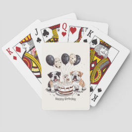 Jeu De Cartes Joyeux Bulldogs anglais