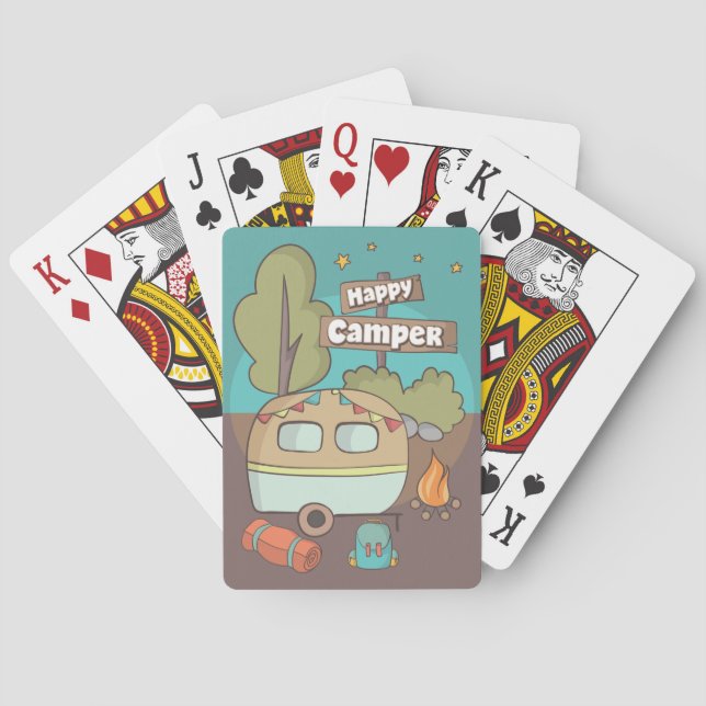 Jeu De Cartes Joyeux Camper Trailer Playing Cards (dos)