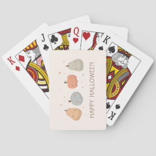 Jeu De Cartes Joyeux Citrouille Design Jouer des cartes