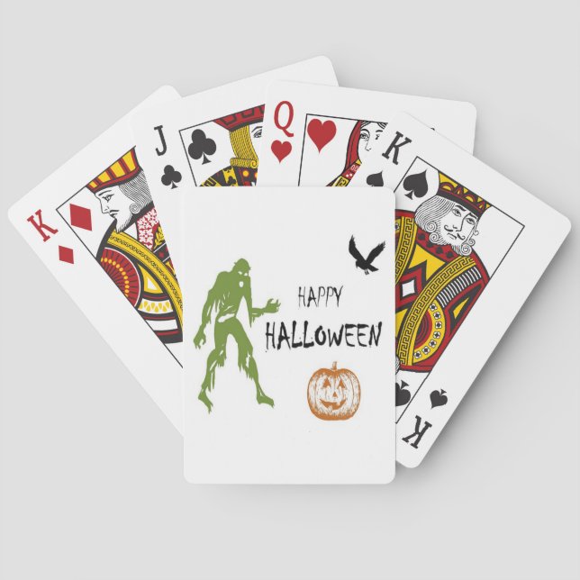 Jeu De Cartes Joyeux Halloween (dos)