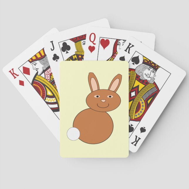 Jeu De Cartes Joyeux Lapin de Pâques Jouer aux cartes (dos)