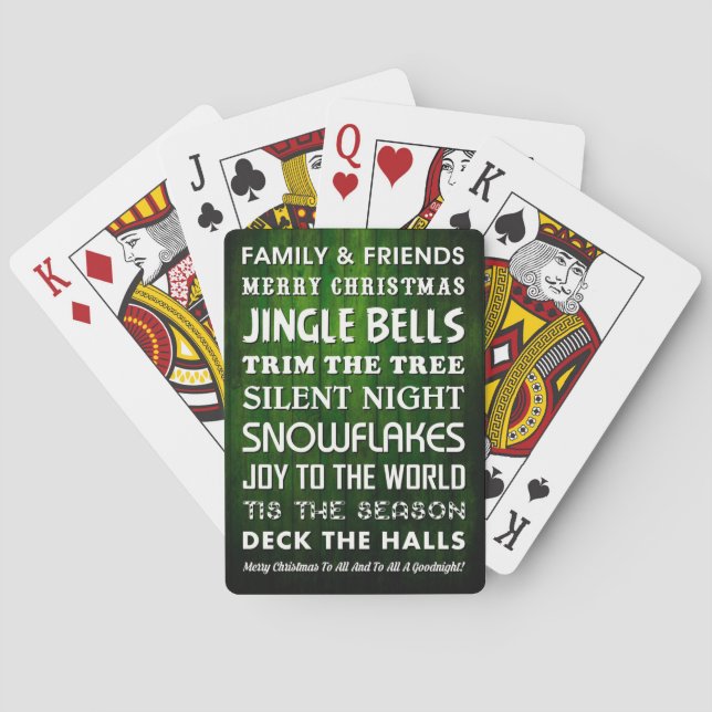 JEU DE CARTES JOYEUX NOËL! (dos)