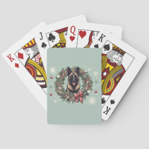 Jeu De Cartes Joyeux Noël Belge Malinois Chien Noël Noël