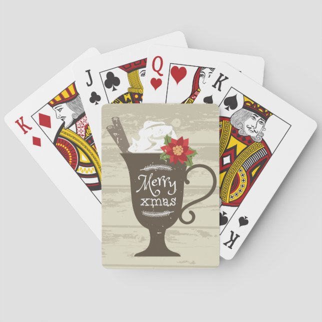 Jeu De Cartes Joyeux Noël Crème glacée de vacances (dos)