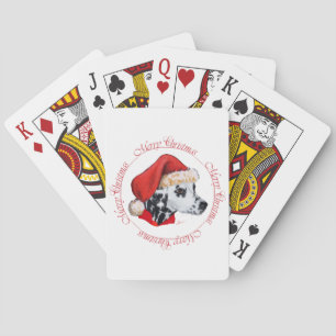 Jeu De Cartes Joyeux Noël dalmatien