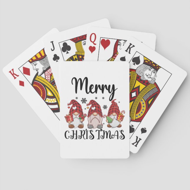 Jeu De Cartes Joyeux Noël Gnomies Noël Gnomes (dos)