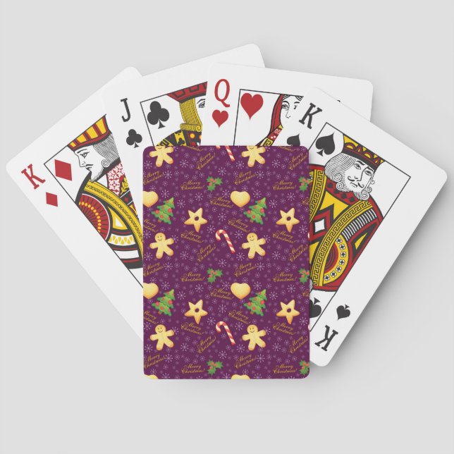 Jeu De Cartes Joyeux Noël Jouer aux cartes (dos)