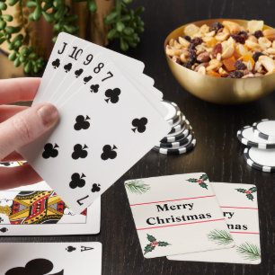 Jeu De Cartes Joyeux Noël Meilleure Cartes de Jeu Classique