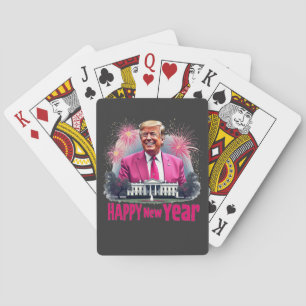 Jeu De Cartes Joyeux Nouvel An Trump Jour d'Inauguration 2025