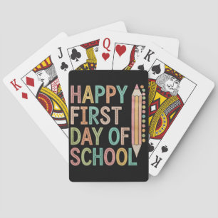 Jeu De Cartes Joyeux premier jour de rentrée scolaire