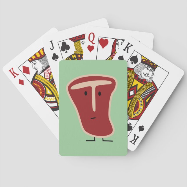Jeu De Cartes Joyeux steak de T-bone (dos)
