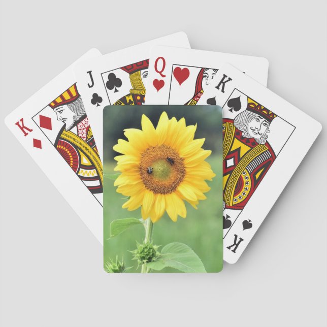 Jeu De Cartes Joyeux Tournesol Jouer Cartes (dos)