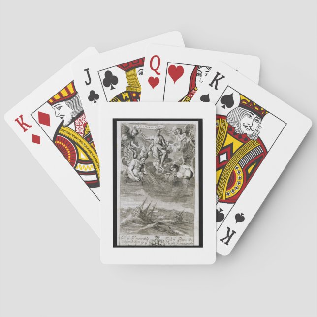 Jeu De Cartes Jupiter Casts a Storm Upon the Ocean, illustration (dos)