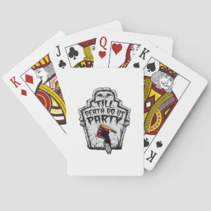 Jeu De Cartes Jusqu'À La Mort Fêtons-Nous Classique Pour Hallowe