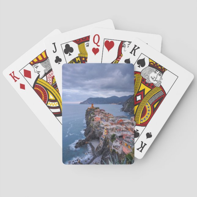 Jeu De Cartes Juste après le coucher du soleil | Vernazza, (dos)