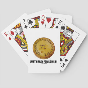 Jeu De Cartes Juste fou pour un certain pi (pi/humour maths de