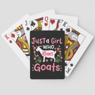 Jeu De Cartes Juste une fille qui aime les chèvres