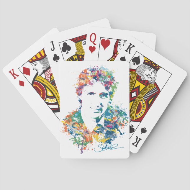Jeu De Cartes Justin Trudeau Art numérique (dos)