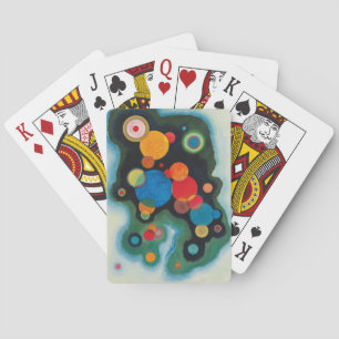 Jeu De Cartes Kandinsky Deepened Impulse Abstract Oil on Canvas
