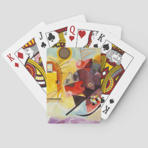 Jeu De Cartes Kandinsky jaune bleu