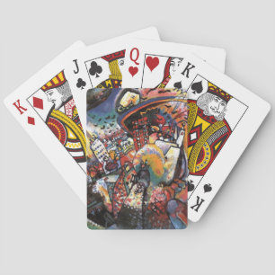 Jeu De Cartes Kandinsky Moscou I Cityscape peinture Abstraite