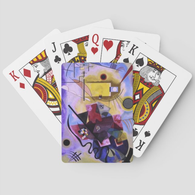 Jeu De Cartes Kandinsky Yellow. (dos)