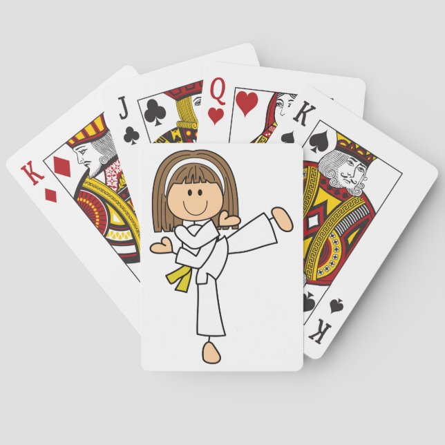 Jeu De Cartes Karate Girl (dos)