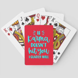 Jeu De Cartes Karma cite jouer aux cartes bleu rouge