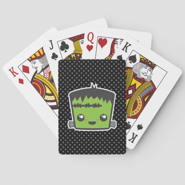Jeu De Cartes Kawaii Frankenstein Jouer aux cartes (dos)