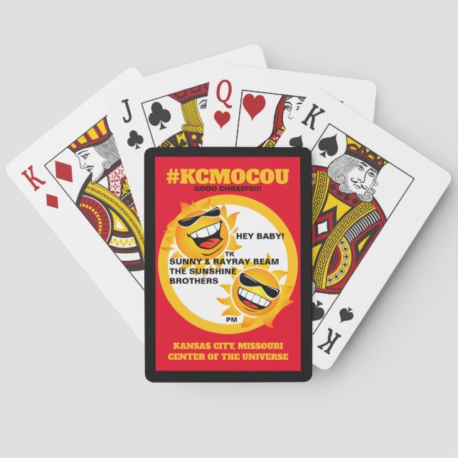 JEU DE CARTES KCMOCOU SUNNY&RAYRAY (dos)