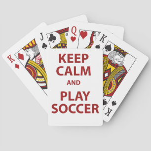 Jeu De Cartes Keep Calm and Play Soccer