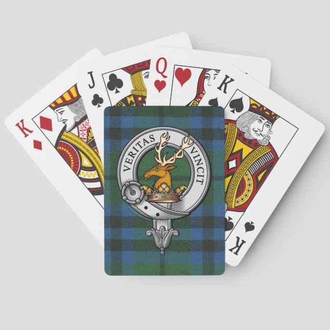 Jeu De Cartes Keith Crest et Tartan (dos)