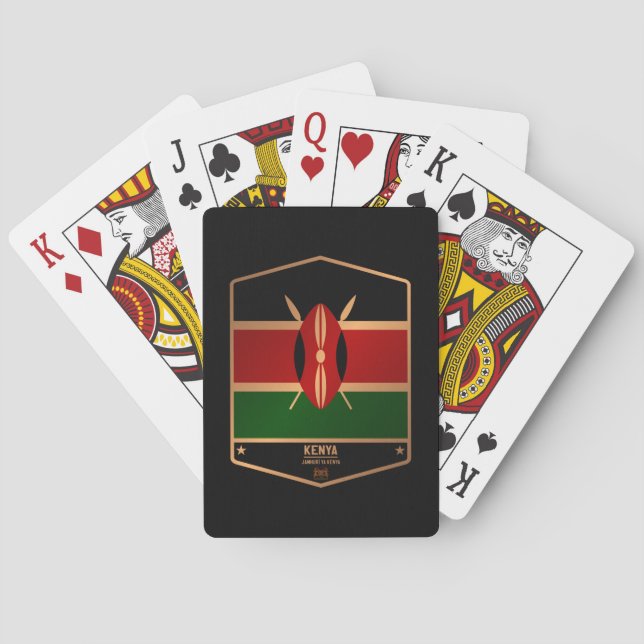 Jeu De Cartes Kenya (dos)