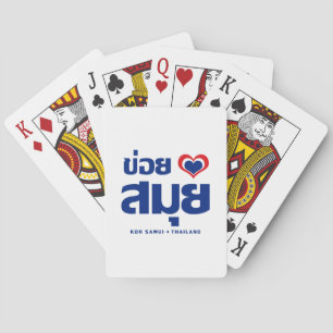 Jeu De Cartes Khoi Huk (I Heart / Love) Koh Samui Suède