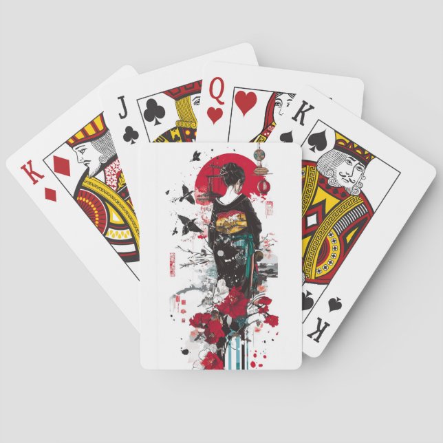 JEU DE CARTES KIMONO GIRL (dos)