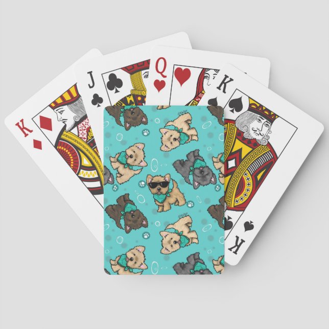Jeu De Cartes KiniArt Cutieface Cairn Jouer des cartes (dos)