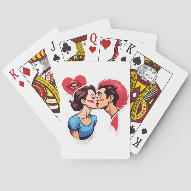 Jeu De Cartes "Kiss Attack!" (dos)