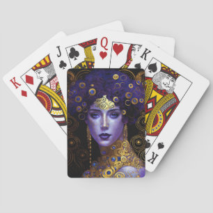 Jeu De Cartes Klimt Inspiré Reine Déesse Jouer Cartes