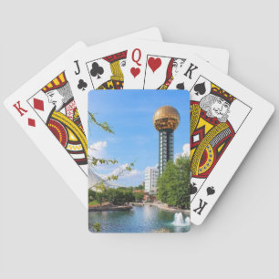 Jeu De Cartes Knoxville Tennessee Sunsphere Jouer des cartes