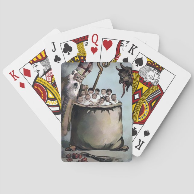 Jeu De Cartes Krampus Vintage Déplaisant (dos)