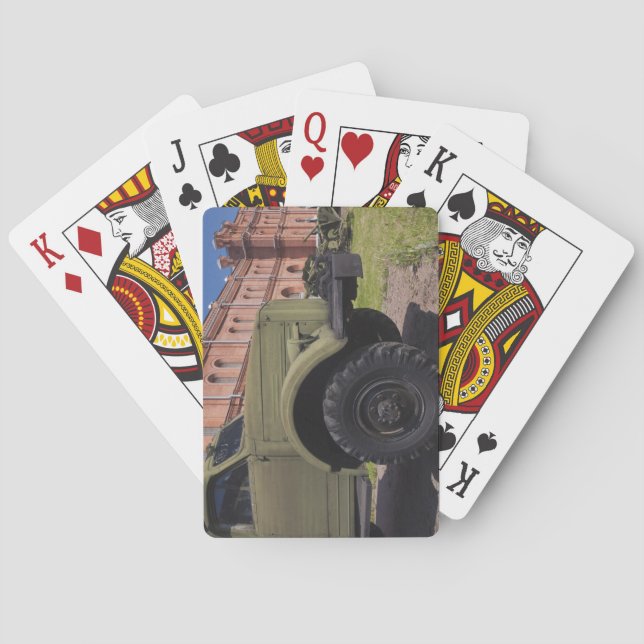 Jeu De Cartes Kronverksky Island, musée d'Artillery, camion (dos)