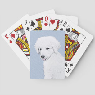 Jeu De Cartes Kuvasz Peinture - Cute Original Chien Art
