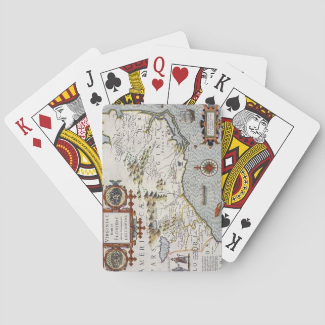 Jeu De Cartes La Caroline du Nord, intitulée 'article de (dos)