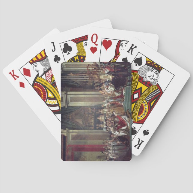 Jeu De Cartes La consécration de l'empereur Napoléon (dos)